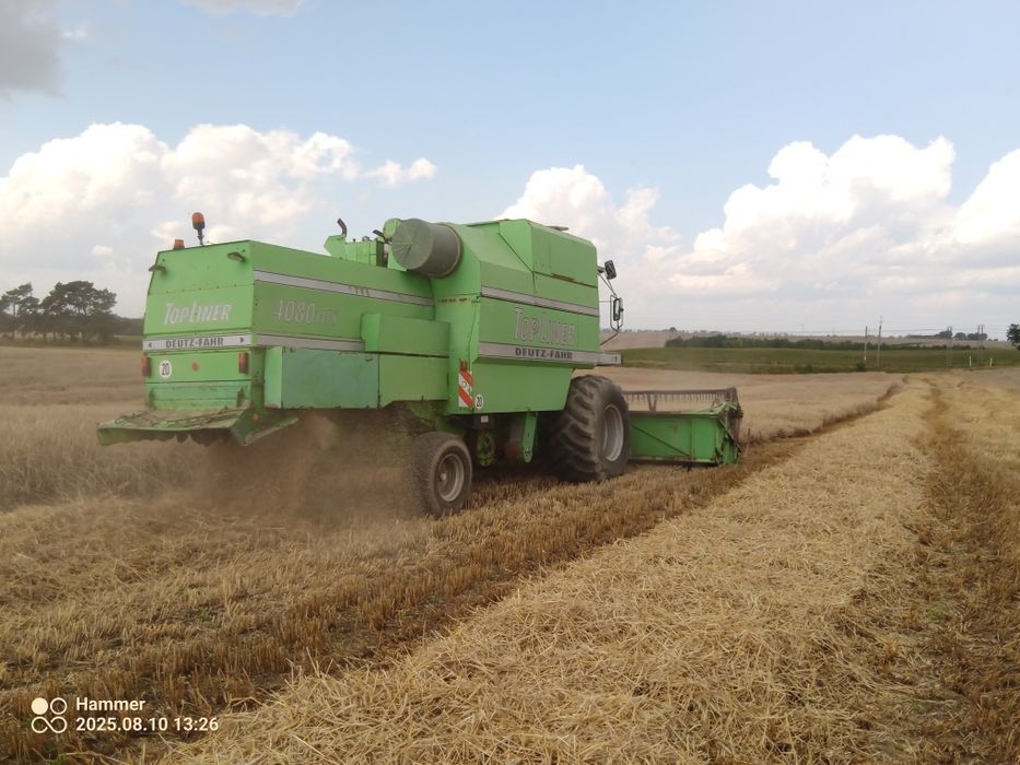 Kombajn deutz fahr 4080 hts klimatyzacja sieczkarnia poziomowany heder