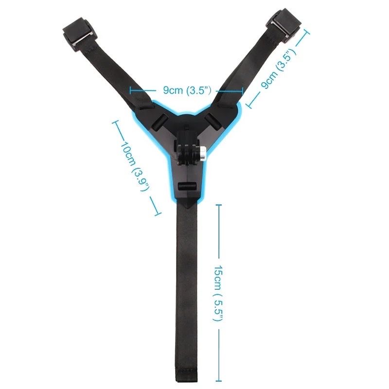 Suporte queixo GoPro Hero 5/6/7/8/9 para capacete