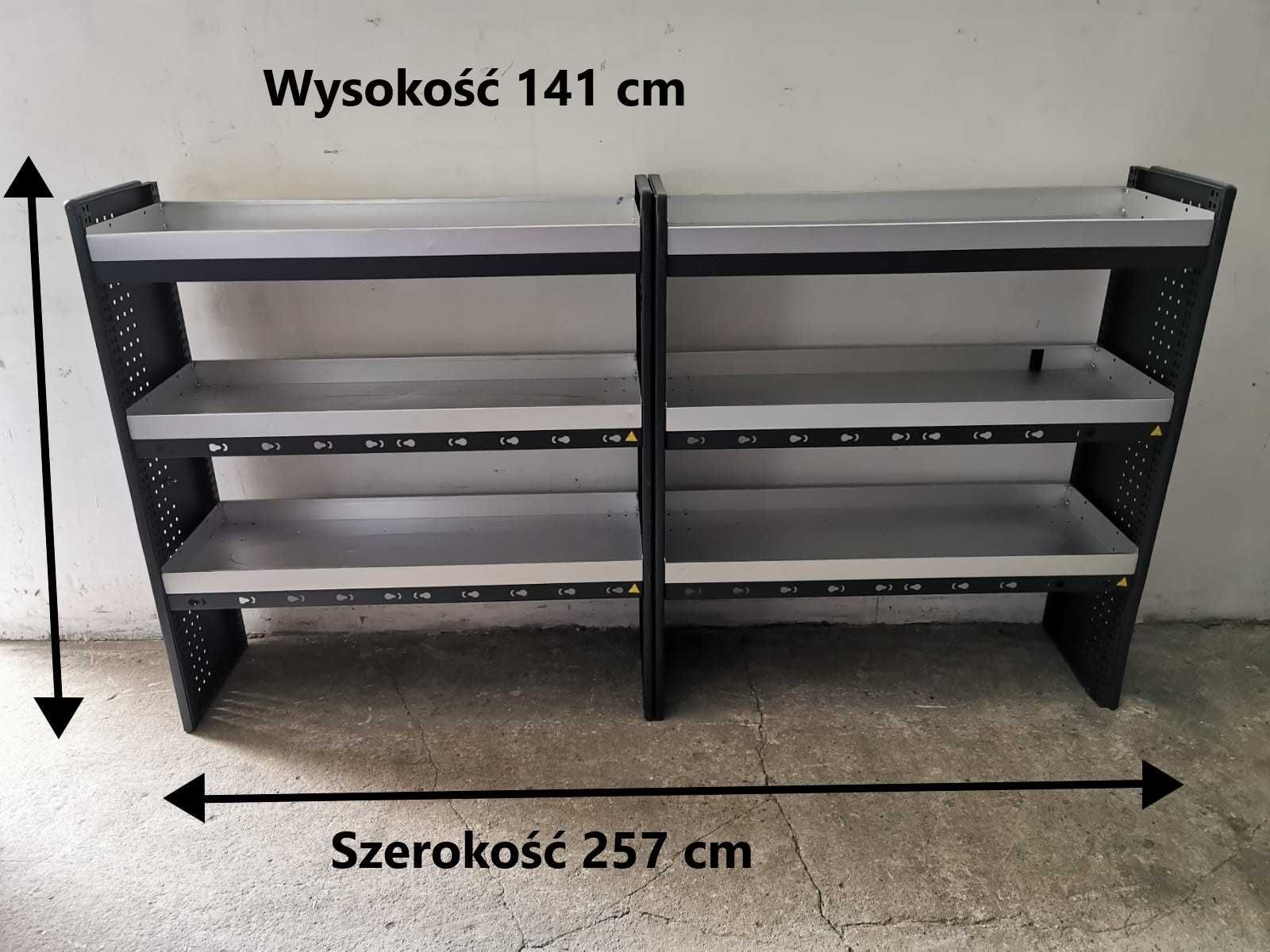 Regał samochodowy serwisowy zabudowa serwisowa warsztatowa BOTT ZESTAW