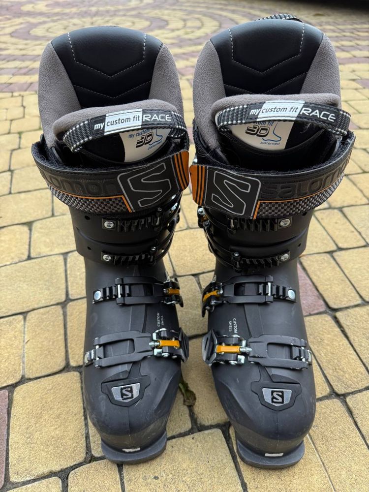 Черевики гірськолижні Salomon X PRO  чорний/сірий Розмір 27.5