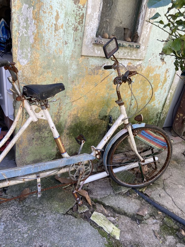 Bicicleta Antiga com matrícula