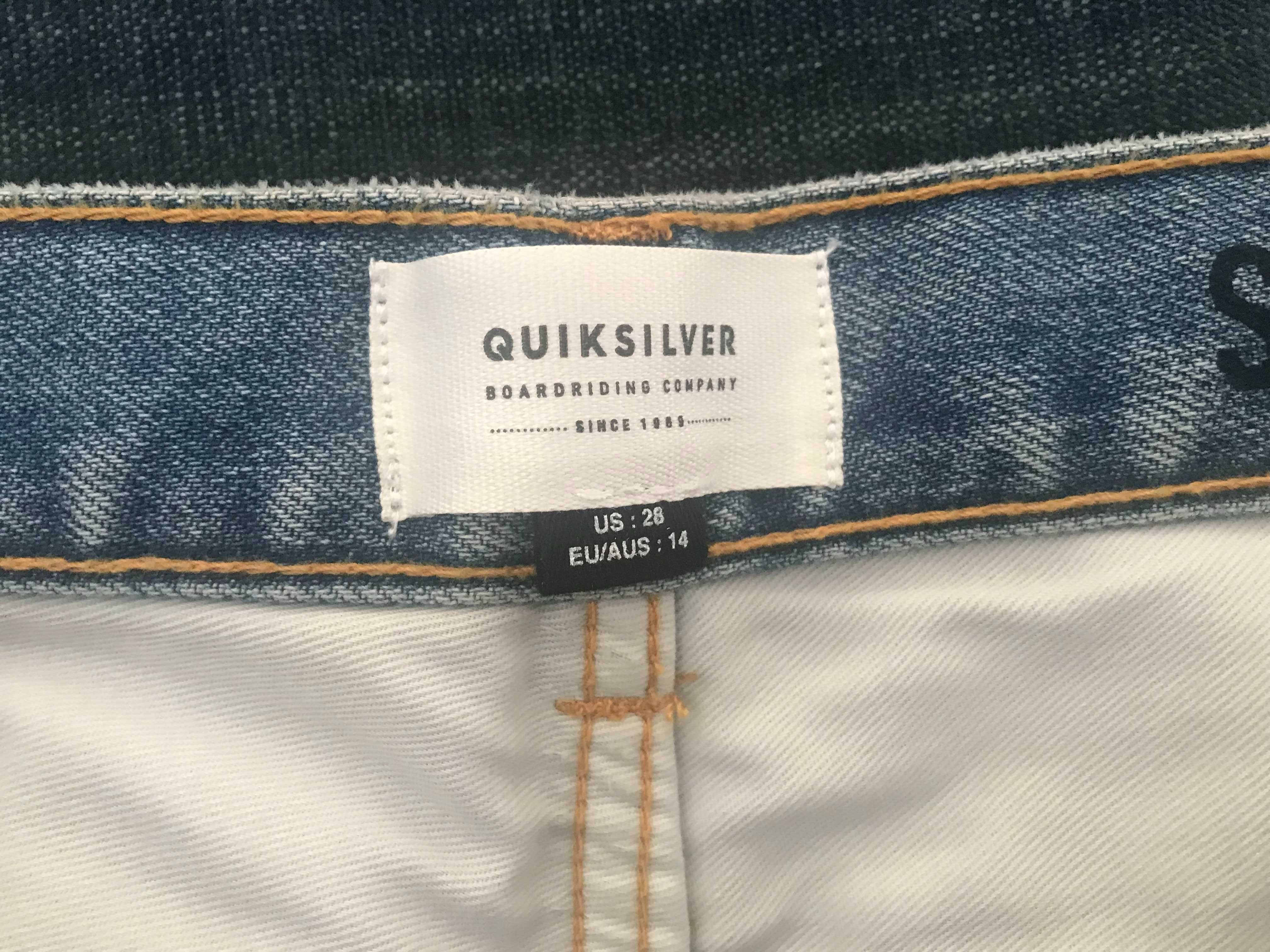 Calções de ganga Quiksilver Tam. 14 anos