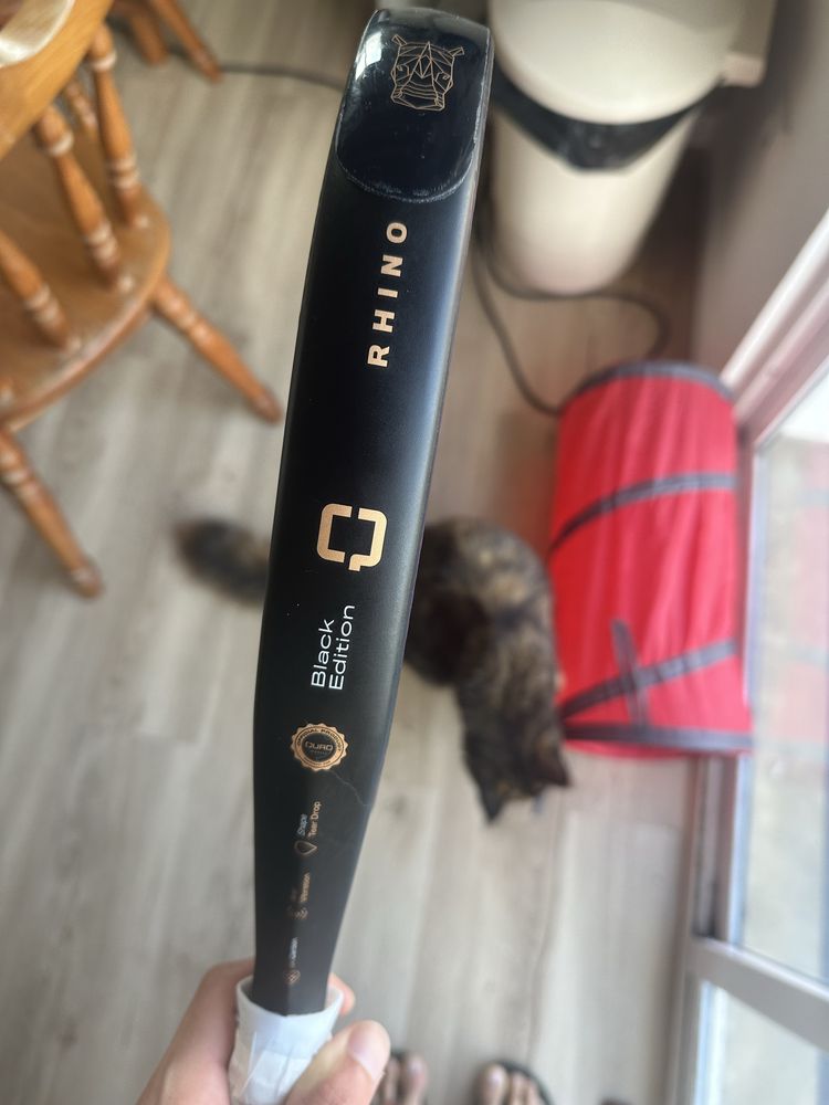 Raquete Padel “Quad Rhino - Black Edition” - Como Nova