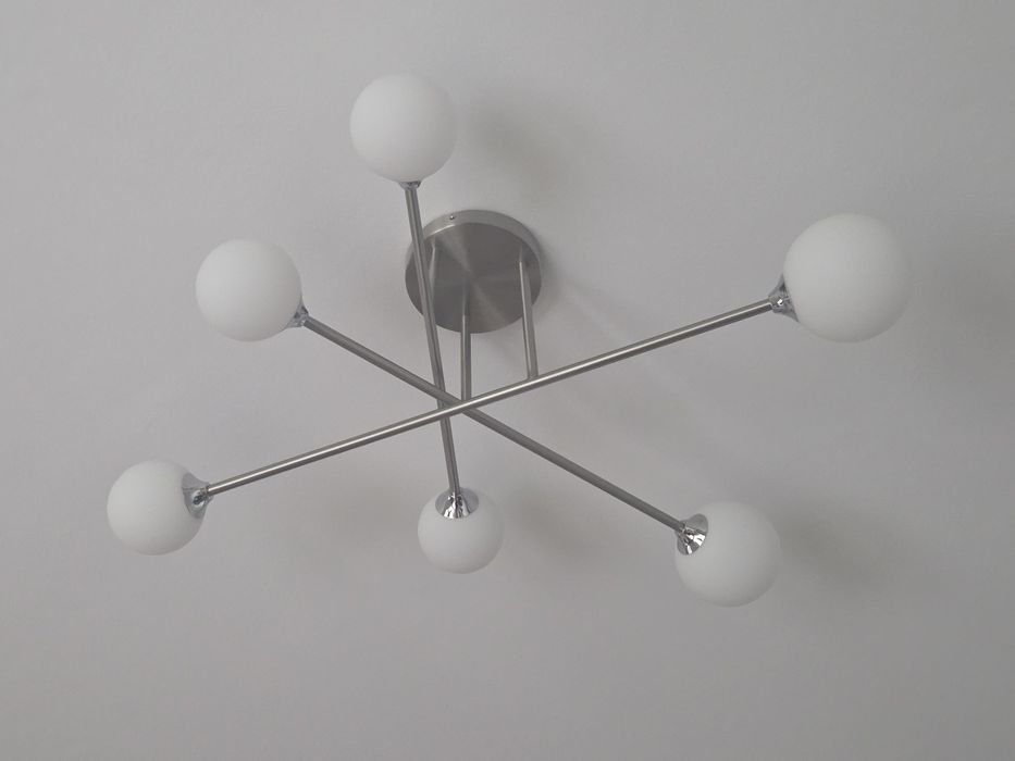 Żyrandol, lampa sufitowa Orion Snowwhite 6 pkt świetlnych