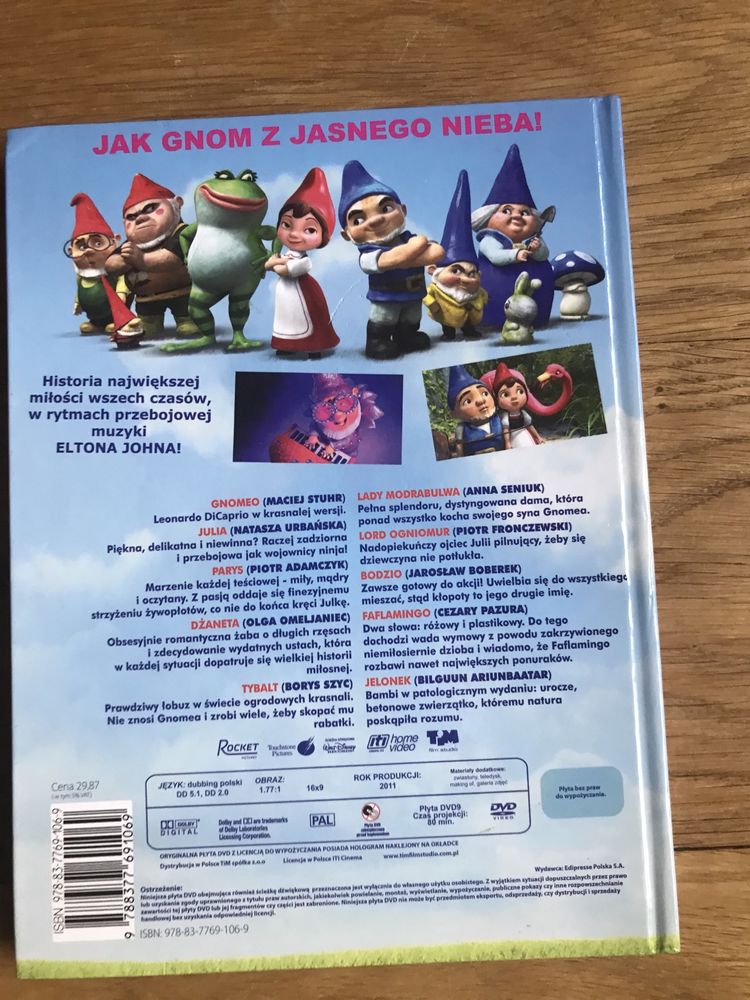 Gnomeo i Julia film na DVD