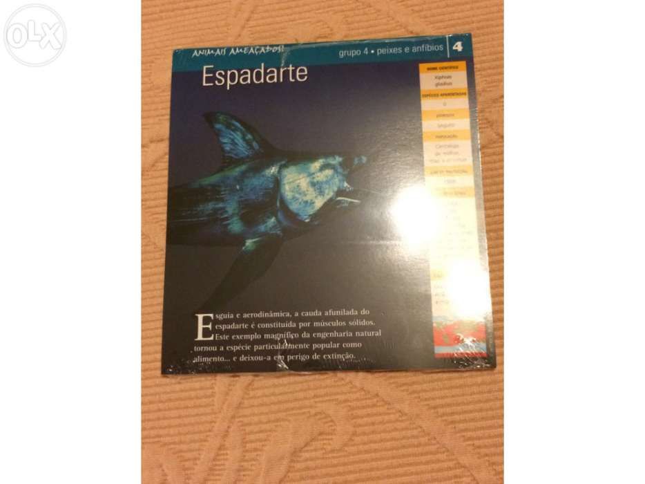 Livrete / Folheto - Animais Ameaçados
