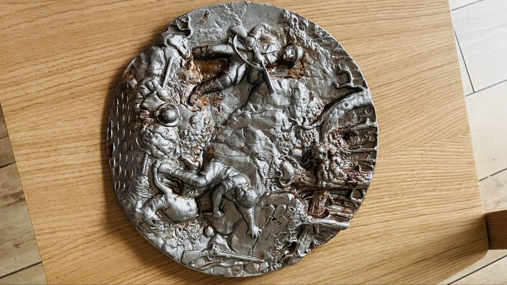 Odlew aluminiowy motyw myśliwski krwawe łowy