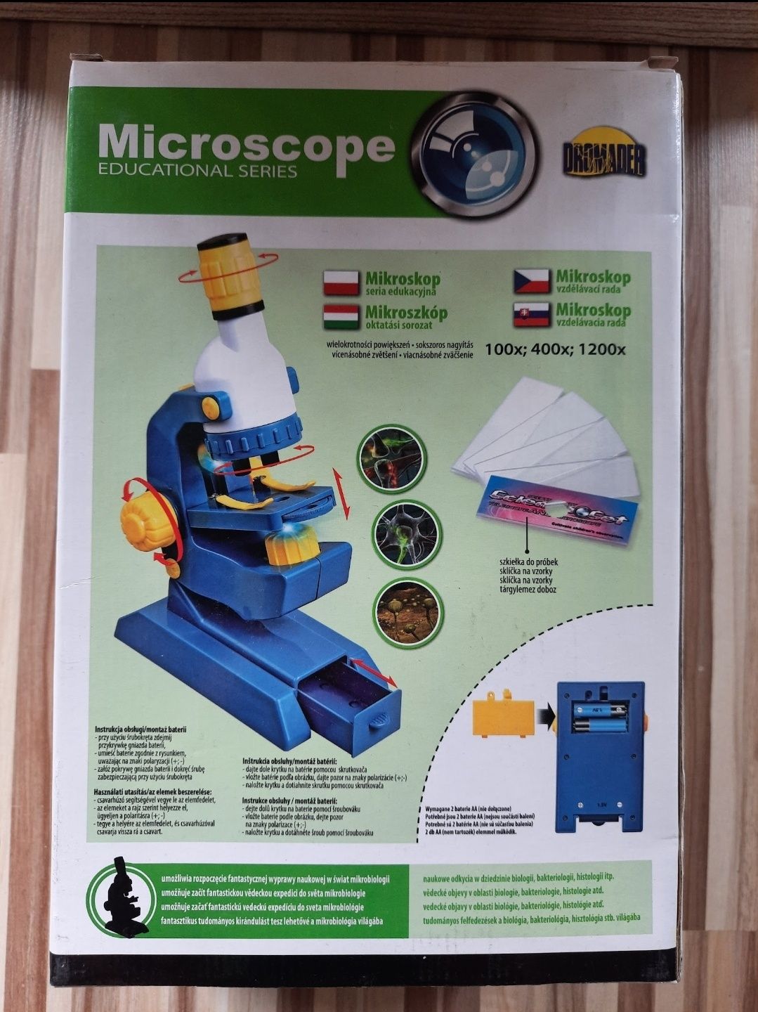 Mikroskop zabawka edukacyjna