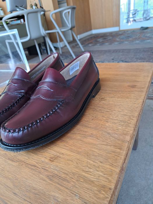 Sapatos Bass Weejuns Logan 44 cor de vinho