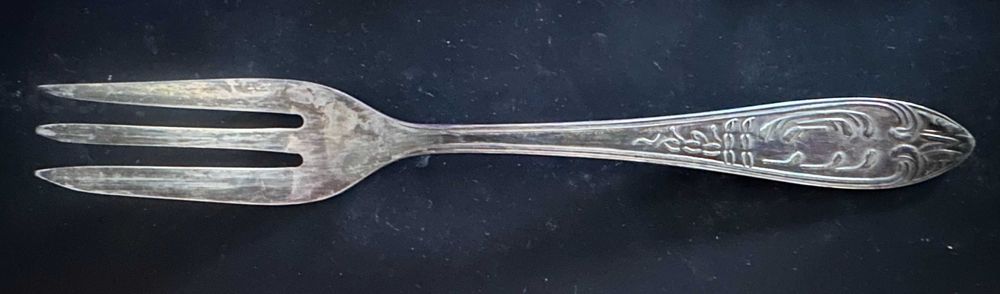 Posrebrzane widelczyki.