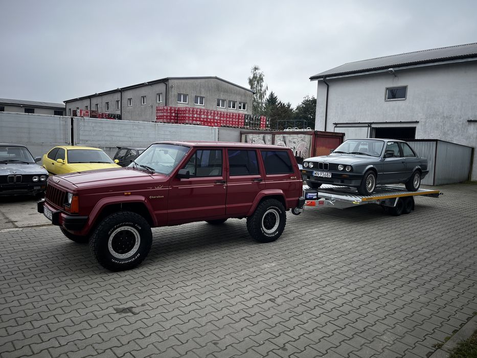 Wynajem przyczepy lawety przyczepa laweta DMC 2500kg 2-osie Piaseczno