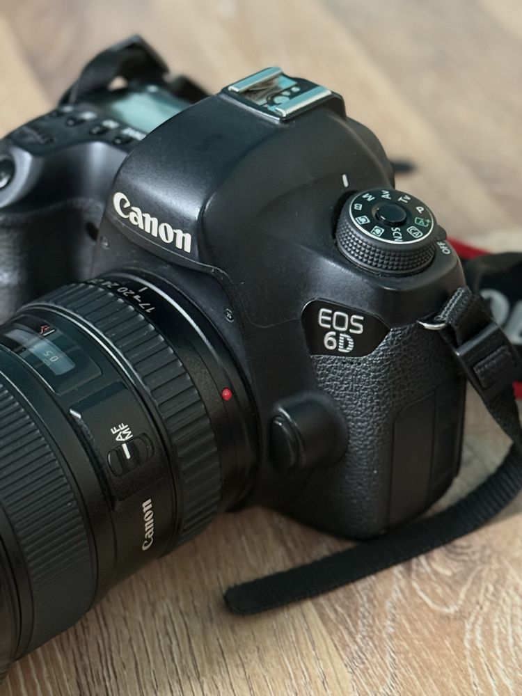 Canon EOS 6D + об’єктиви Canon 50mm f/1.8 та Canon 17-40mm f/4L