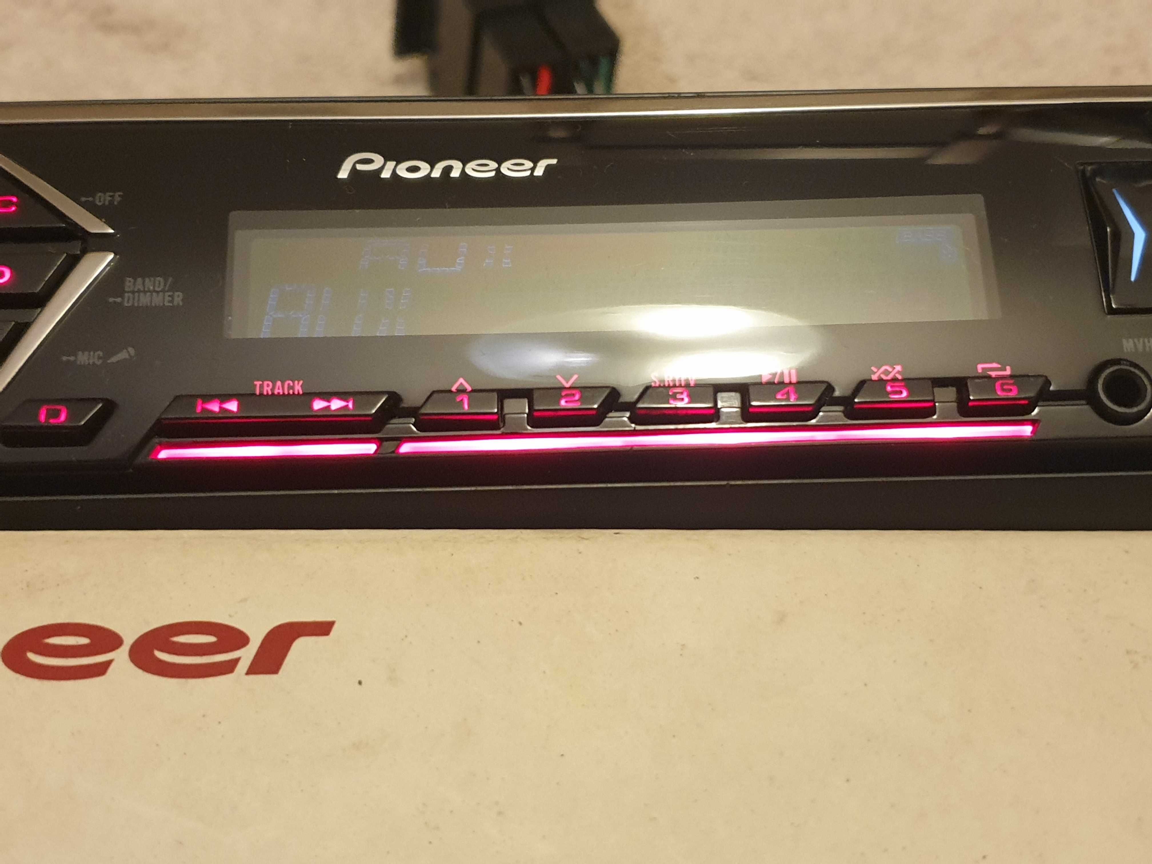 Pioneer MVH-S300BT Bluetooth, FLAC, ramki, box