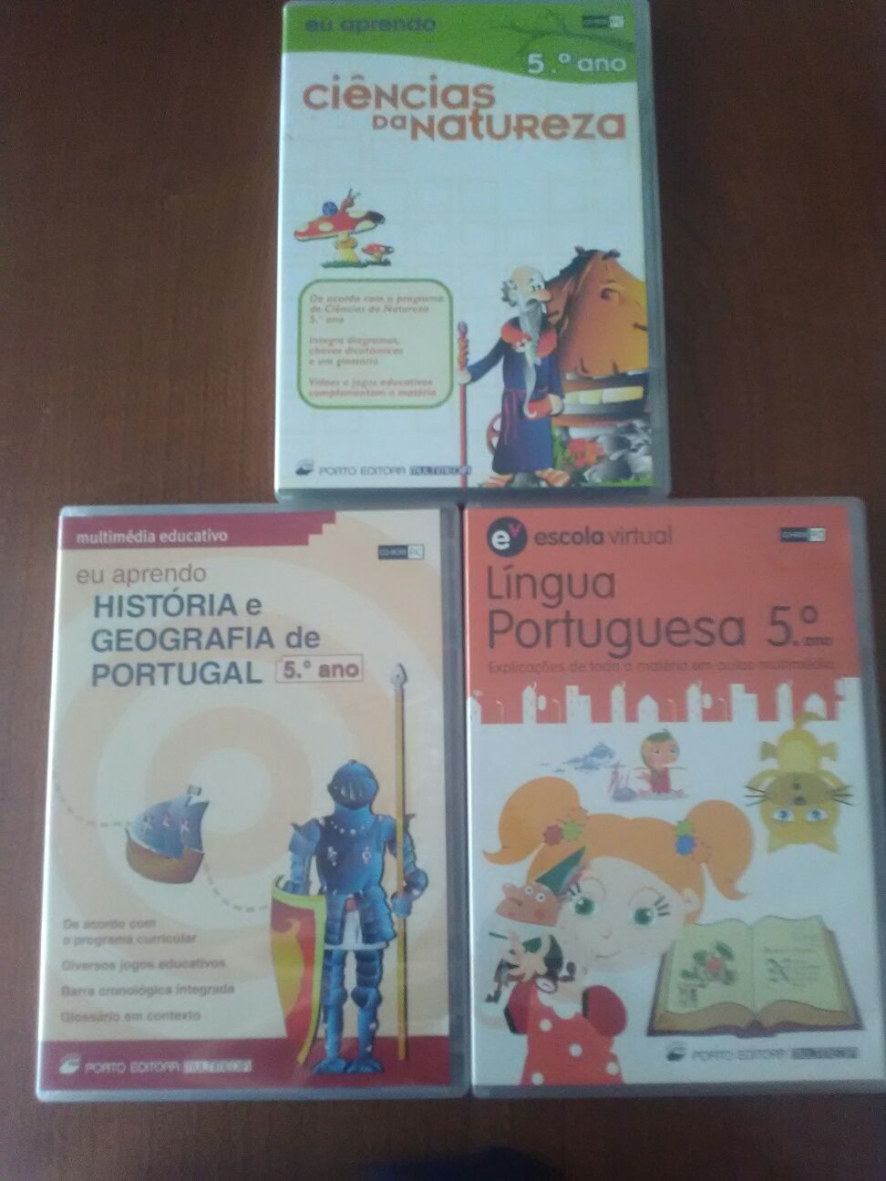 CD-ROM 5°ano Ciências Português e História e Geografia (ACEITO TROCAS)