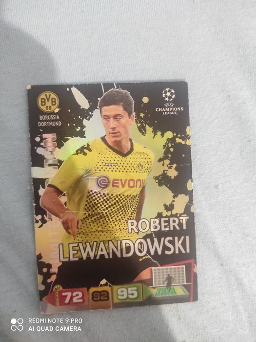 Karta piłkarska Lewandowski w Borussi