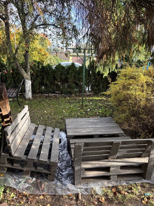 Zestaw mebli z palet