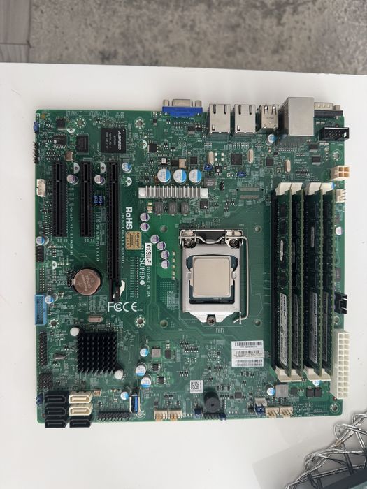 Supermicro X10SLL-F + XEON e3-1220V3 + Ram 16Gb ECC