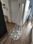 Welon 2,5m z kwiatami 3D