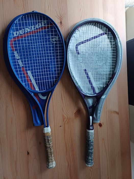 Raquetes de tenis vintage dunlop