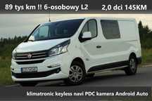 Trafic Talento brygadówka 6-os 2,0 145KM full wersja tylko 89 tys km !