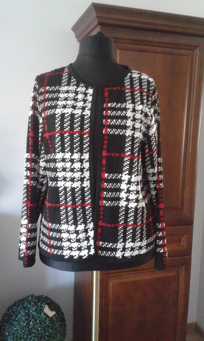 XXL 44/46 Narzutka Żakiet marynarka damska Duży rozmiar