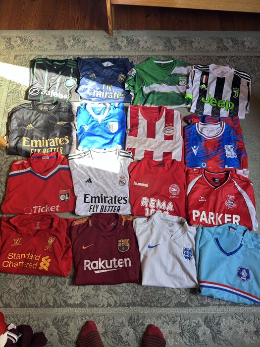Sportowe koszulki piłkarskie football tshirts nike adidas puma kappa