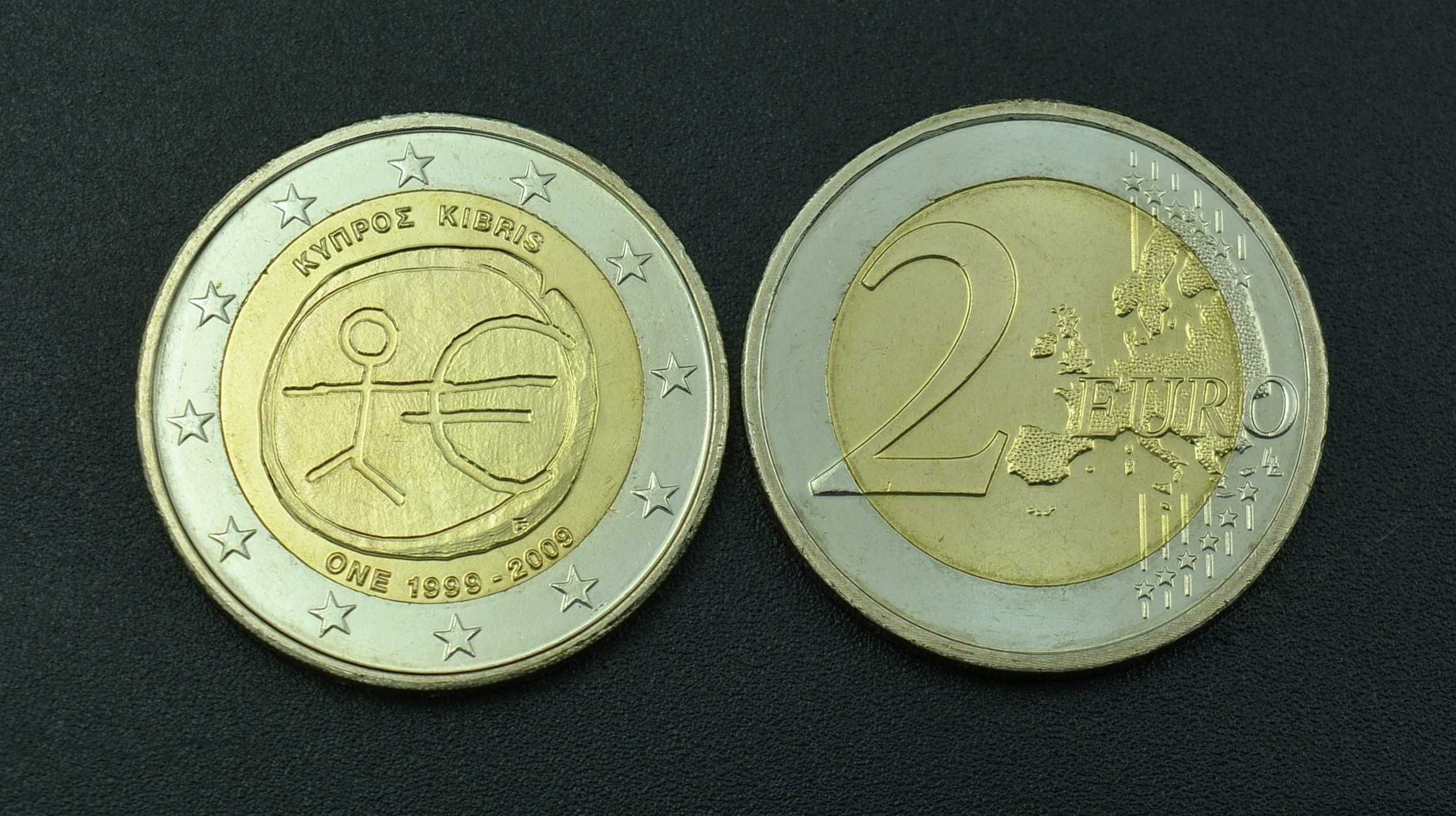 Монеты 2 евро юбилейка 2004-2025 Австрия, Бельгия, Германия, Кипр и др