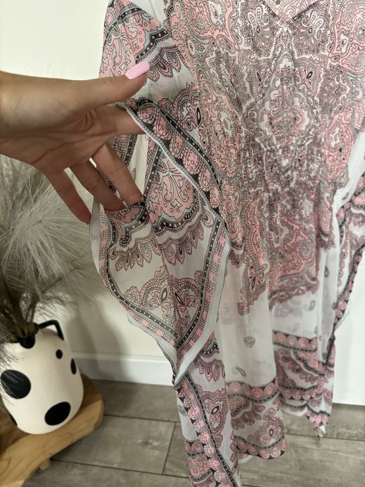 Narzutka plażowa boho XS/S, nowa