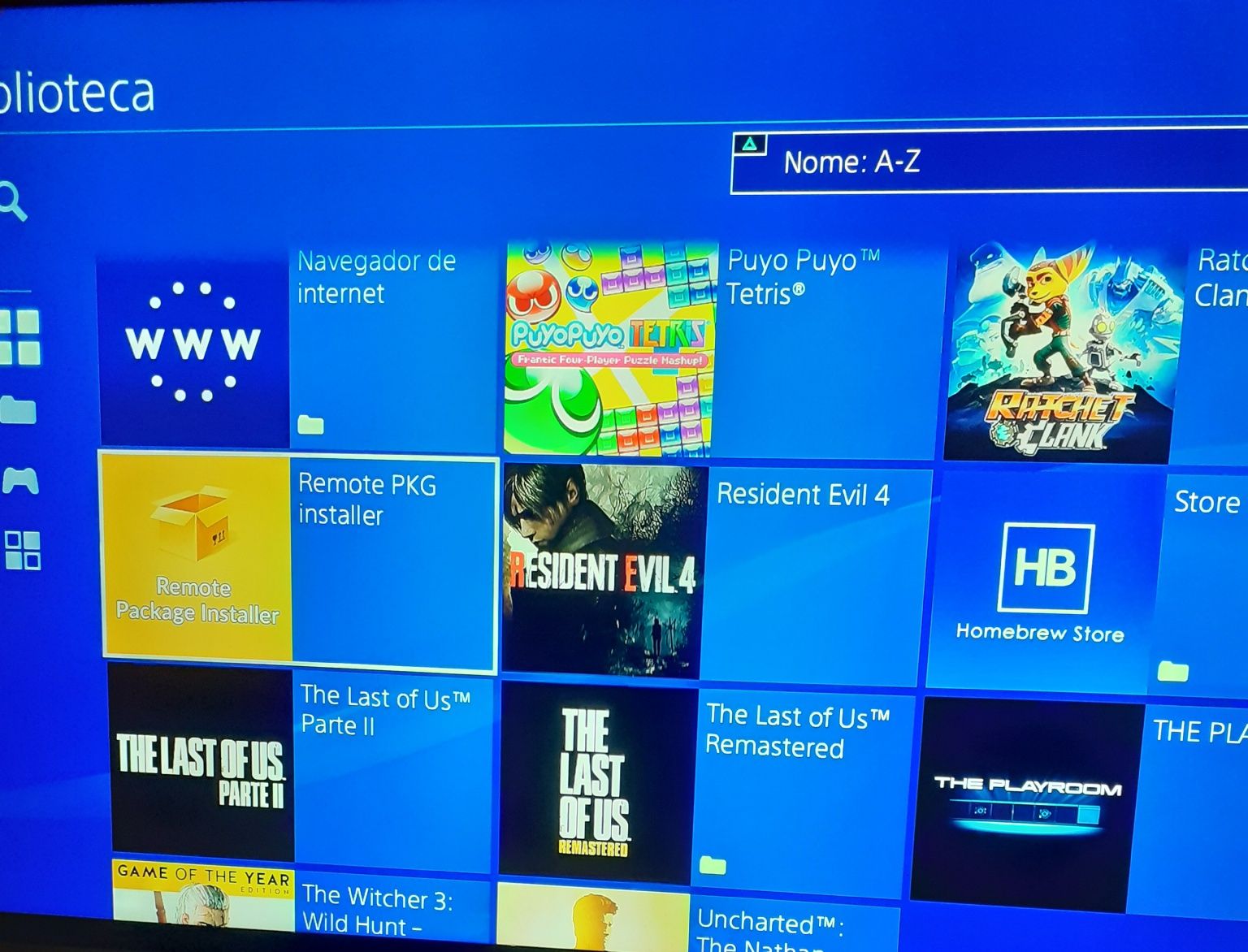 Ps4 desbloqueada 1 tb  com jogos