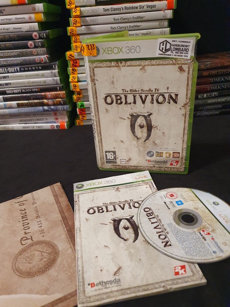 Gra gry xbox 360 Oblivion the elder Scrools 4 IV