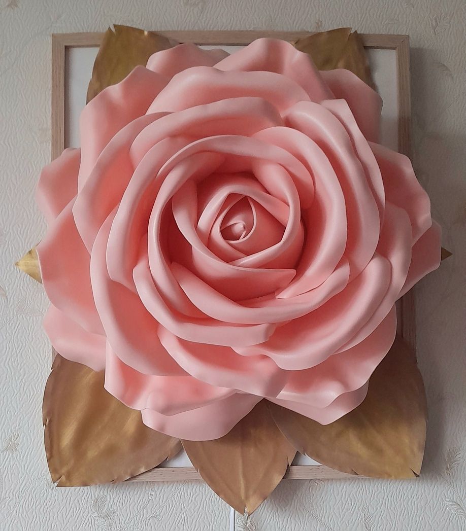 3D obraz-lampa róża.
