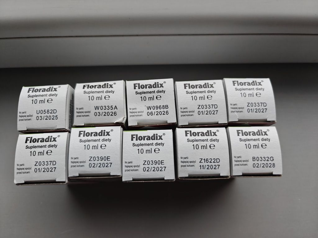 Floradix 10 sztuk 10ml Żelazo