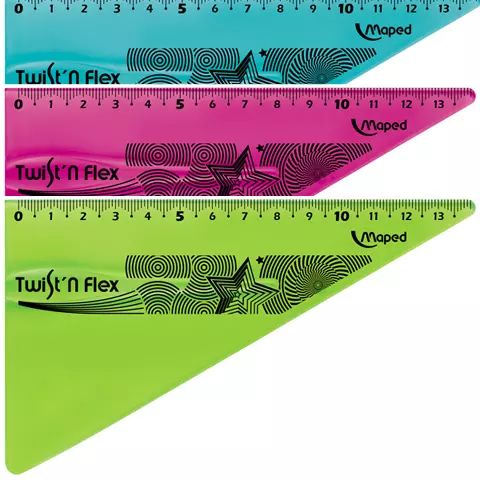 Ekierka maped twist and flex 15cm niełamliwa. Maped. Nowy Produkt