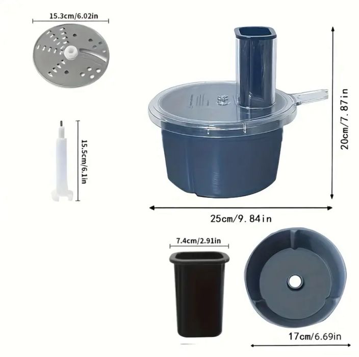 Szatkownica krajalnica tarka do Thermomix TM5 / TM6