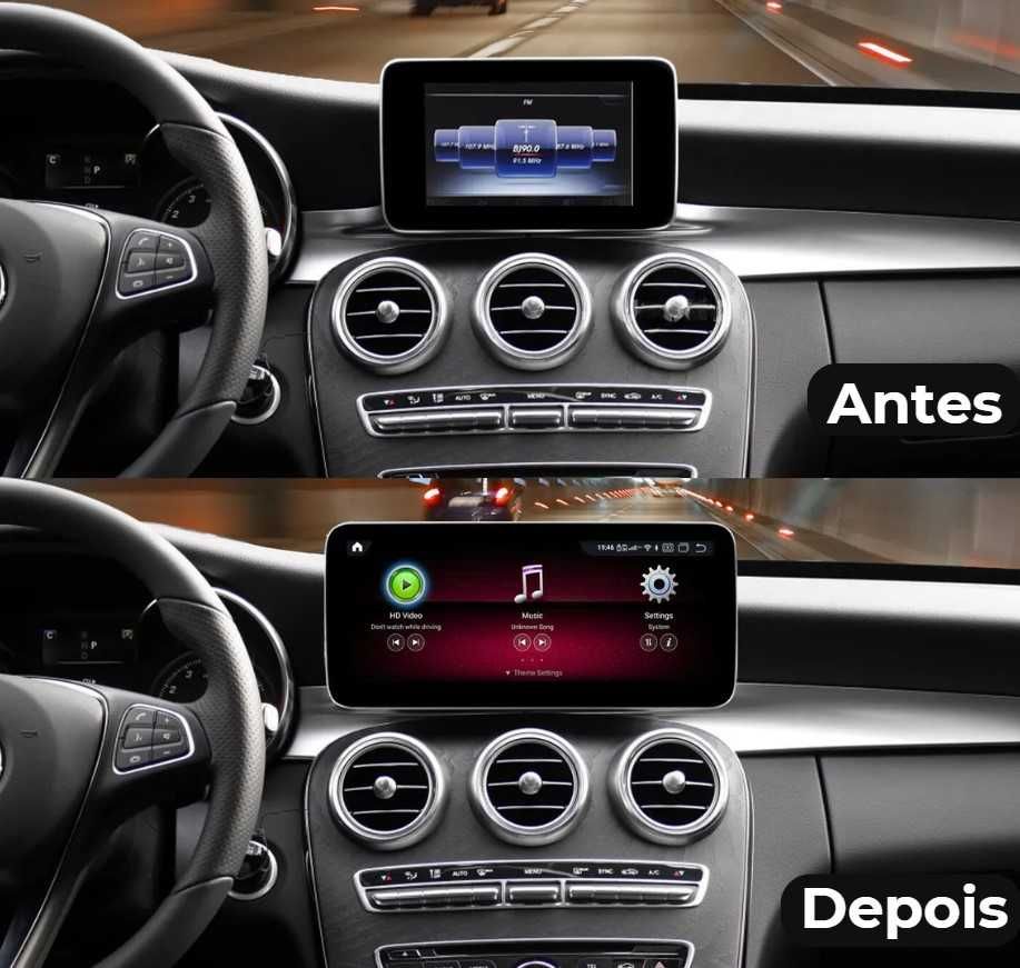 Auto Rádio Ecrã Mercedes
