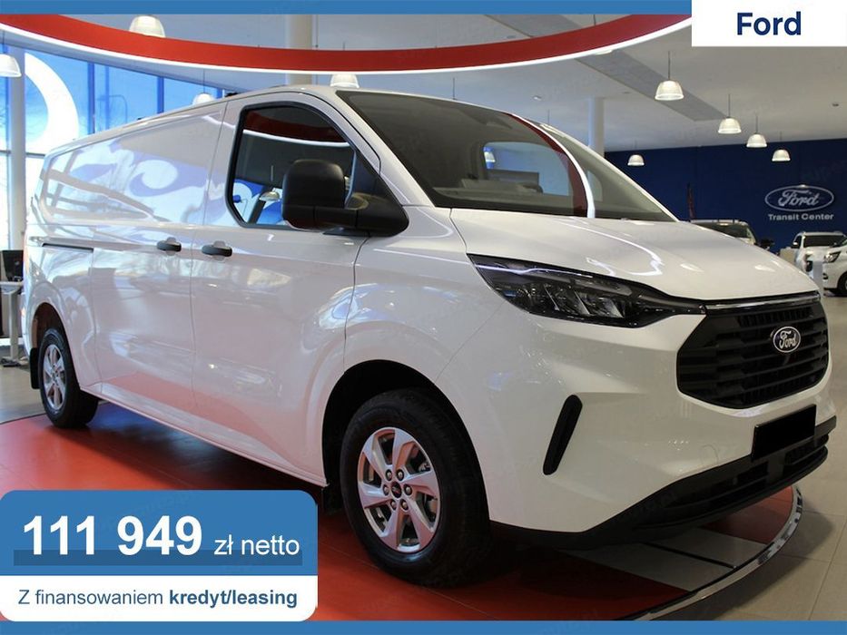 Ford Transit Custom 320 L2H1 Trend 2.0 136KM  Podgrzewane fotele/kierownica !! Hak !! Wyłożenie paki !! Zbiornik 70L