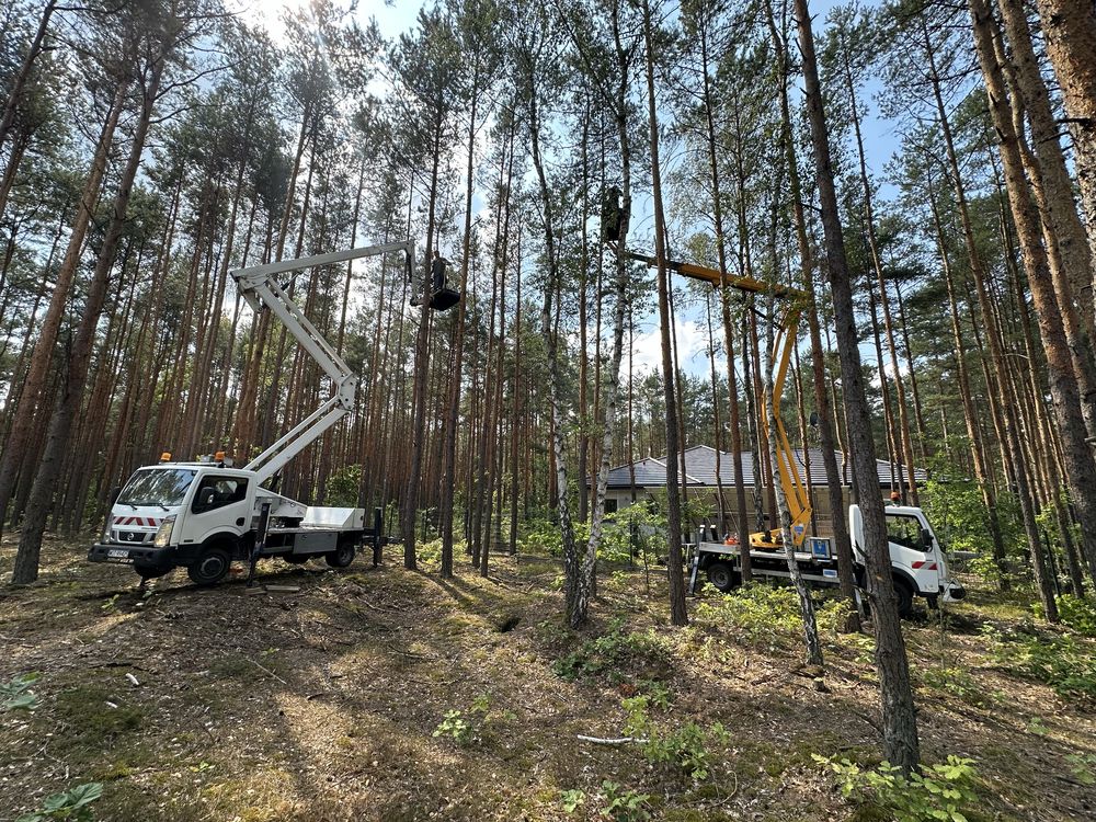 Wynajmę podnośnik koszowy, zwyżka 20m, 25m, 27m, 30m, 35m