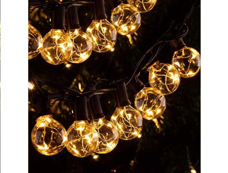 гірлянда з лампочок Quntis IP65 LED String Lights Outdoor 30 G40 E12