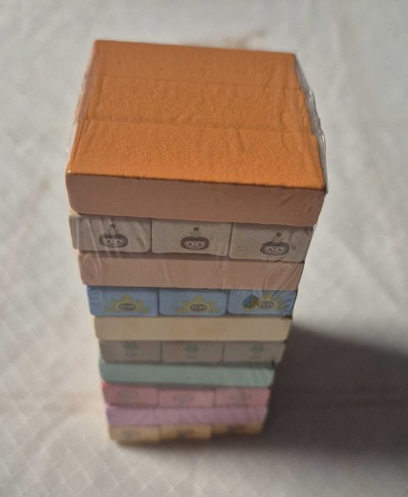 Jogo Jenga 30 peças em madeira