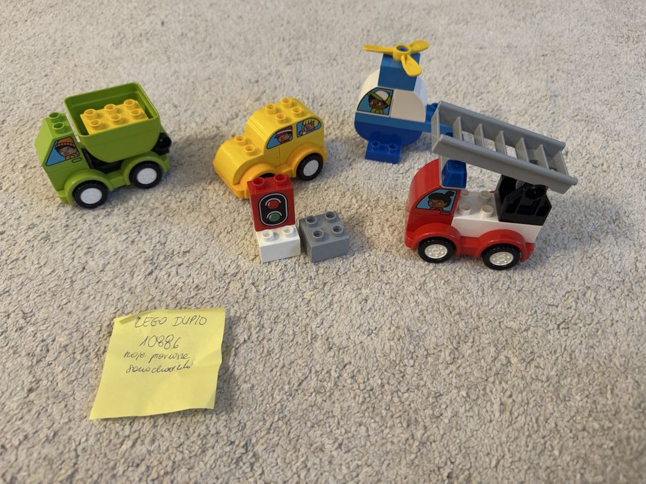 Lego Duplo Zestaw 10886 - moje pierwsze samochodziki