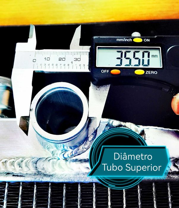 Radiador Toyota Supra JZA80 Turbo 1993 a 1998 Alumínio Performance