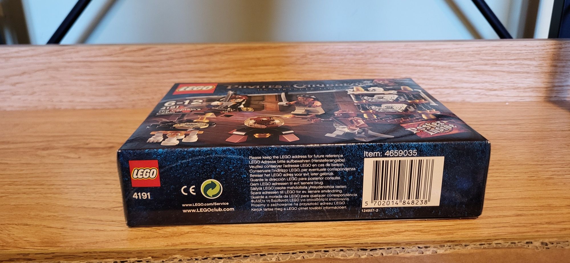 Lego Pirates of the Caribbean 4191 Kajuta kapitana nowy zestaw