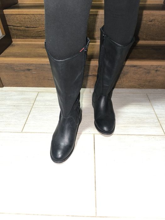 Португальские сапоги из натуральной кожи 38р