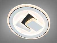 Технологічний круглий LED світильник, 38 Вт 12065 (білий+чорний)