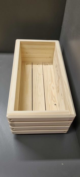 Wyprzedaż Donica drewniana donice drewniane skrzynka warzywniak