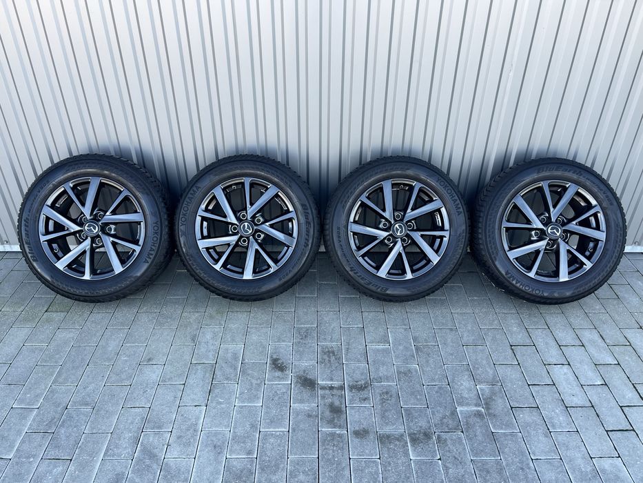 Komplet 4 oryginalnych kół zimowych 16” 5x114,3 Mazda 3 czujniki TPMS