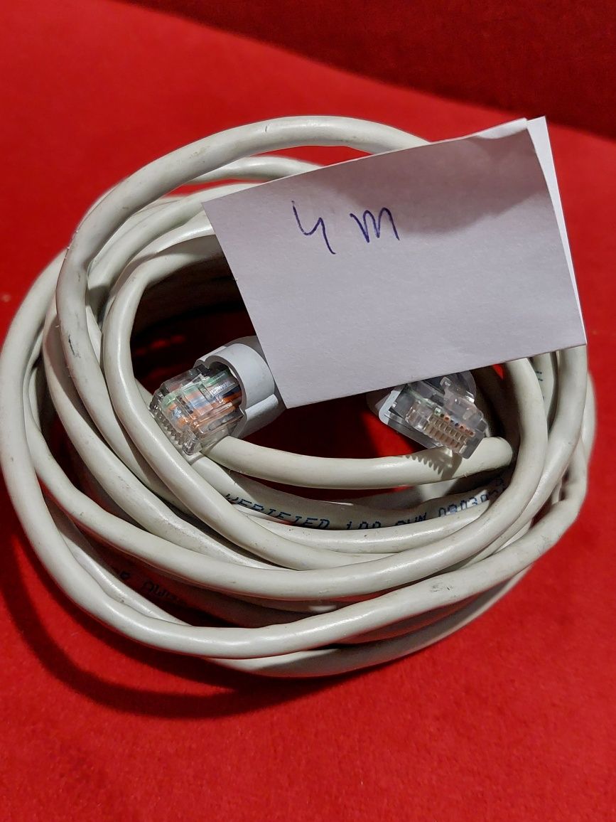 4m, Kabel RJ-45 Przewód LAN do sieci