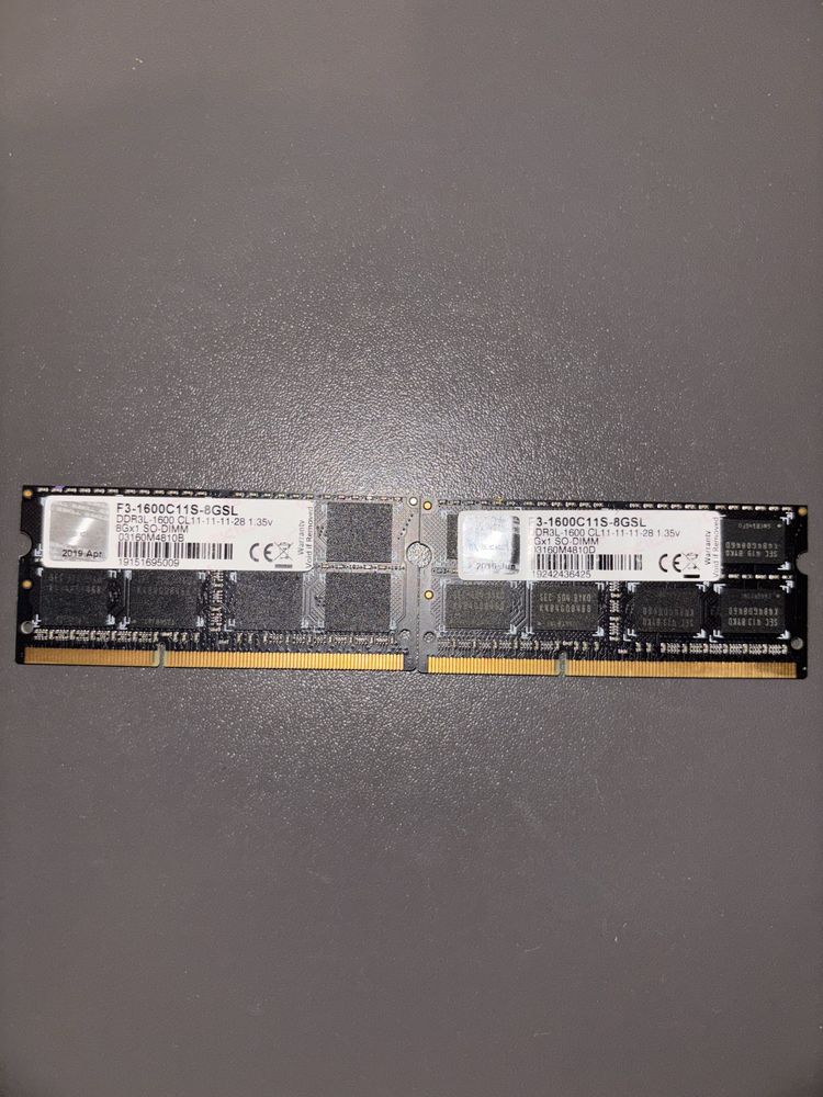 Pamięć  RAM 2x 8GB DDR3L 1600MHz SO-DIMM G.SKILL