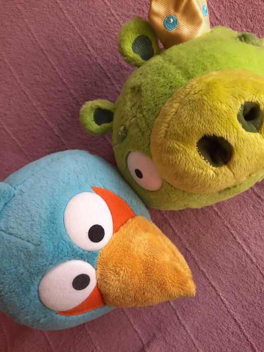 Pluszaki Angry Birds 2 szt. -  15zł komplet.