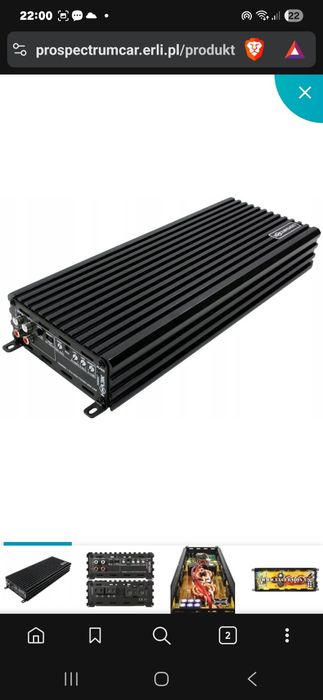 Wzmacniacz Excursion Hxa 3k 1800w rms 1ohm